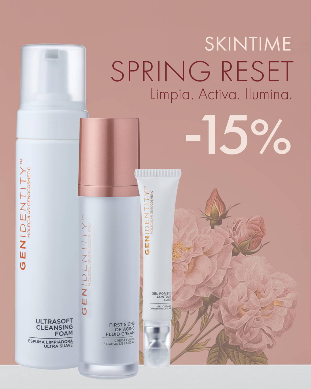 SKINTIME Spring Reset Antiage Primavera – Renovación Molecular Gen Identity